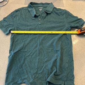 Banana Republic Men's Teal-Green Slim Fit Polo Shirt